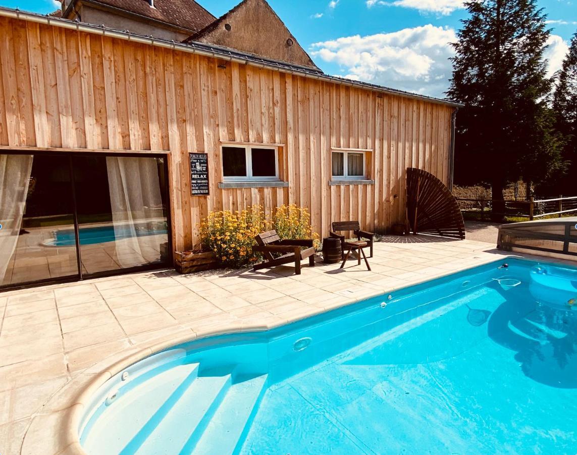 Pool House-L'Hirondelle De Sermizelles- Grand Jardin, Calme Et Nature Aux Portes Du Morvan Bagian luar foto