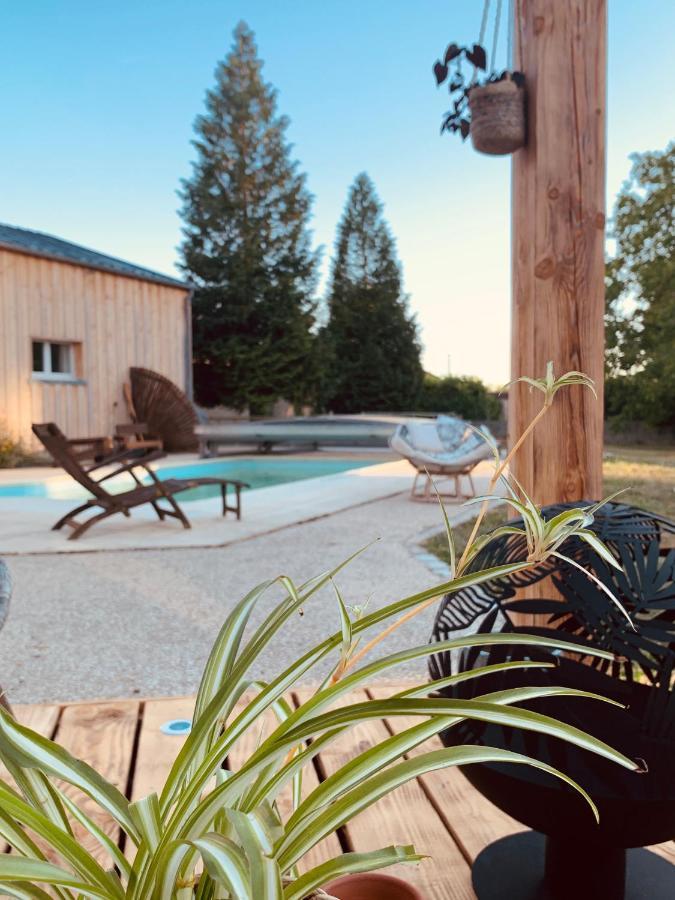 Pool House-L'Hirondelle De Sermizelles- Grand Jardin, Calme Et Nature Aux Portes Du Morvan Bagian luar foto